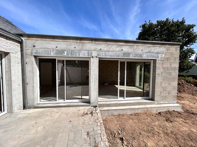 Extension de 30 m² avec baies vitrées, Arradon